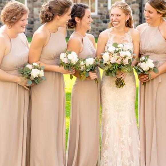 Nude bridesmaid dress - Picture 1 of 3